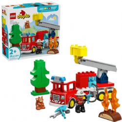 LEGO DUPLO - LE CAMION DE POMPIERS AVEC UN BOYAU ET UN POMPIER #10473 (0126)